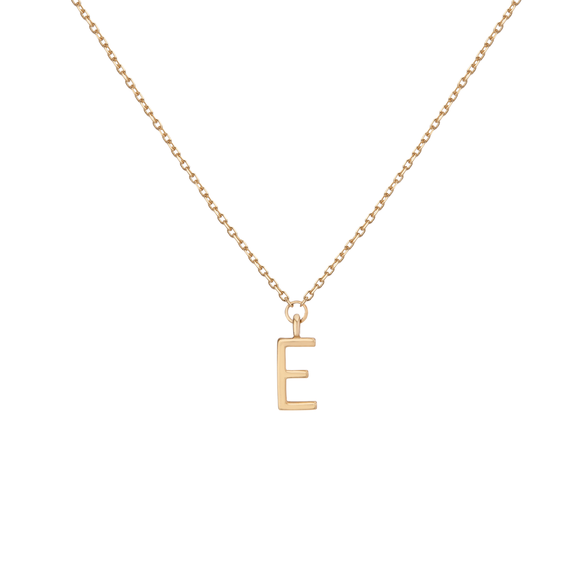Gold Station Letter Necklace