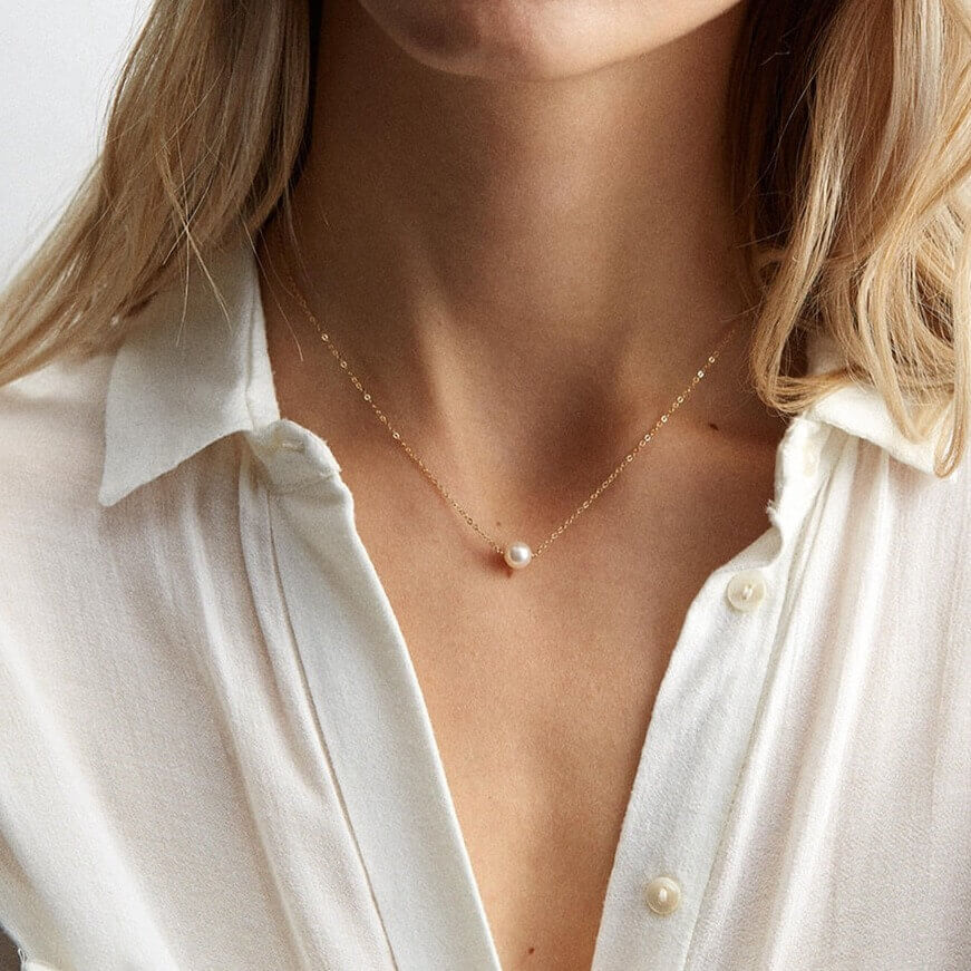 Freshwater Pearl Chain Necklace