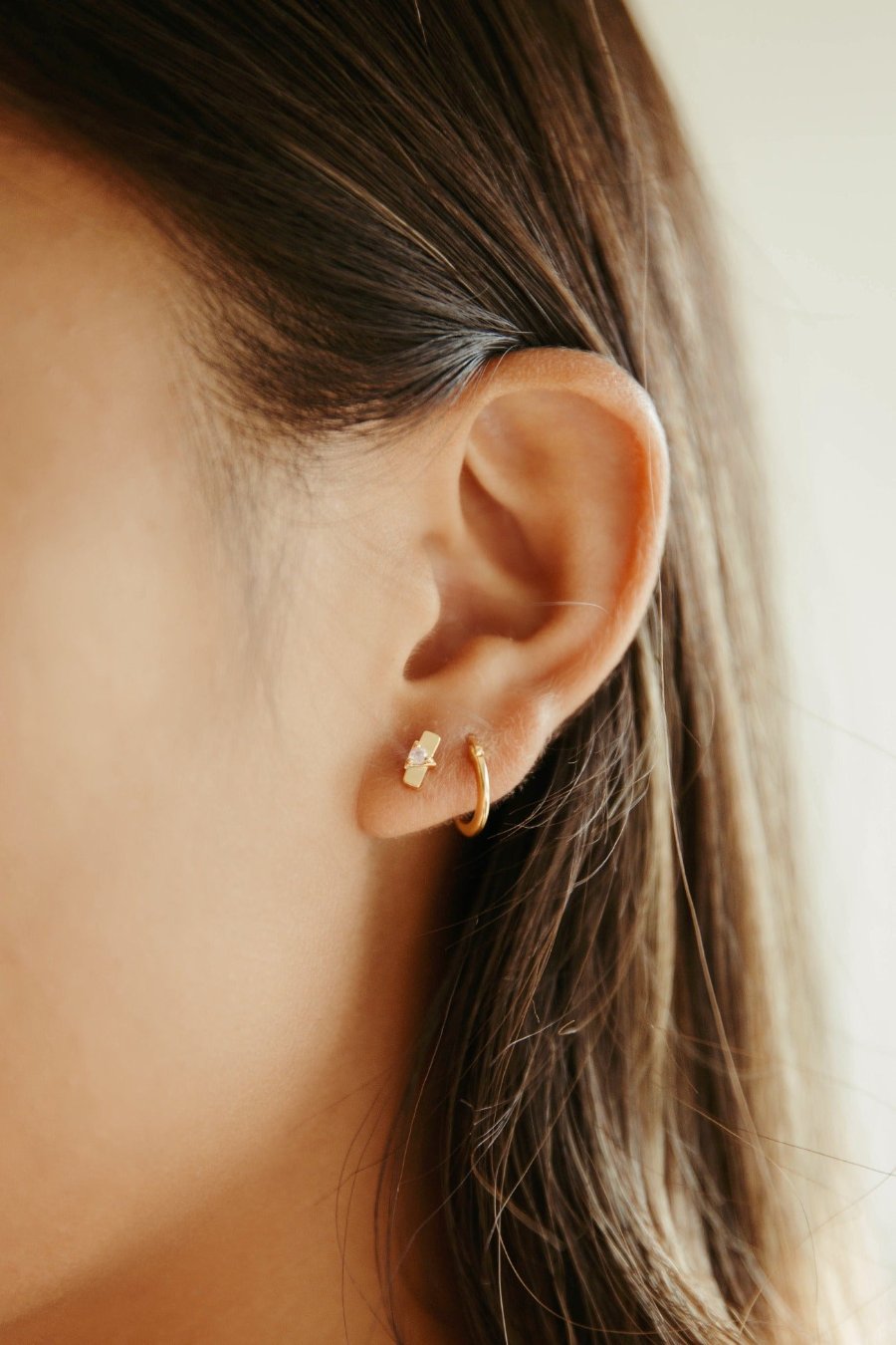 Nova Earrings - Pink Sapphire