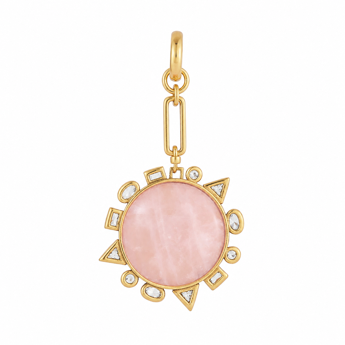 Semi Precious Rose Quartz Odyssey Charm
