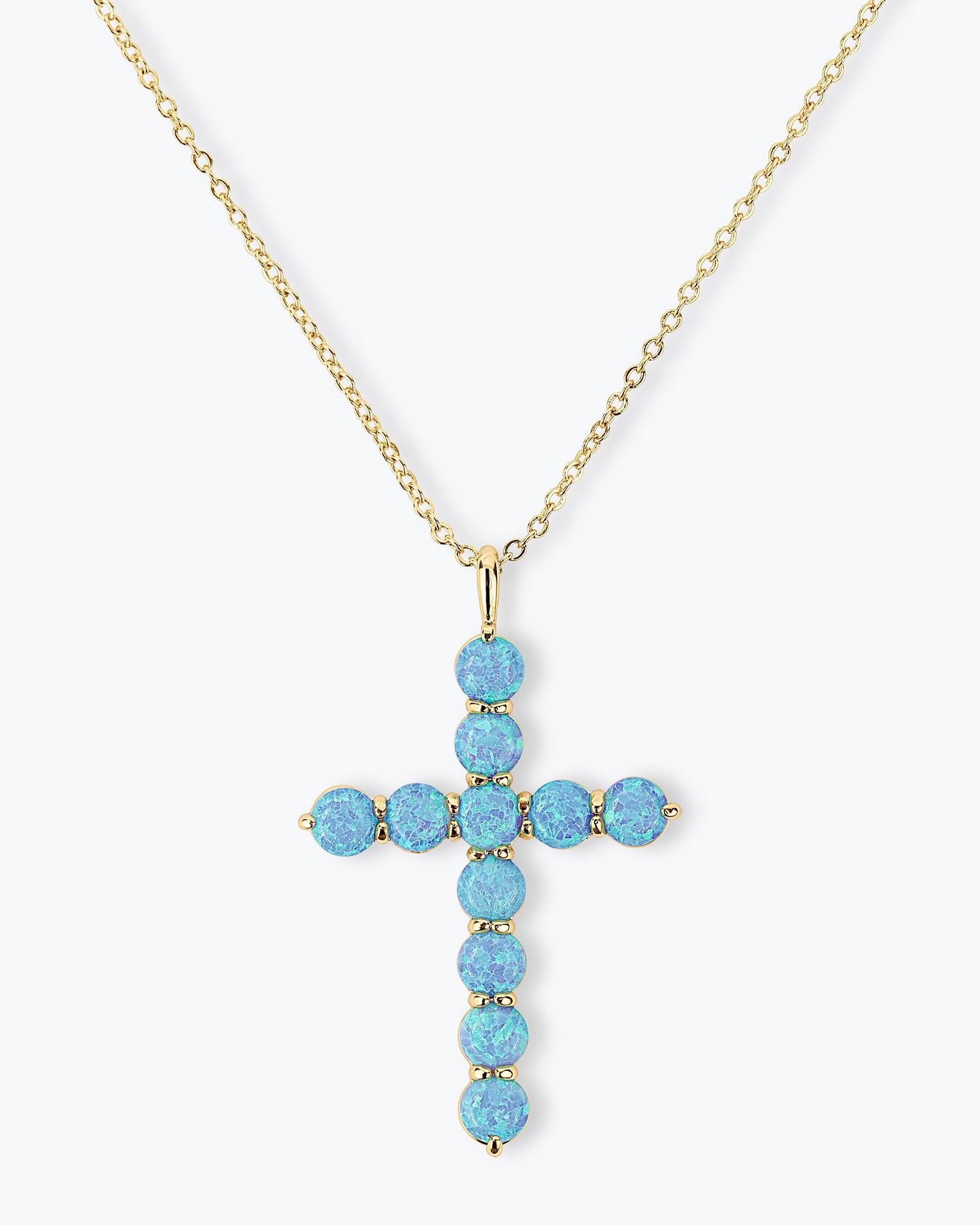 oh-she-fancy-cross-pendant-18-inch-in-gold-and-blue-opal