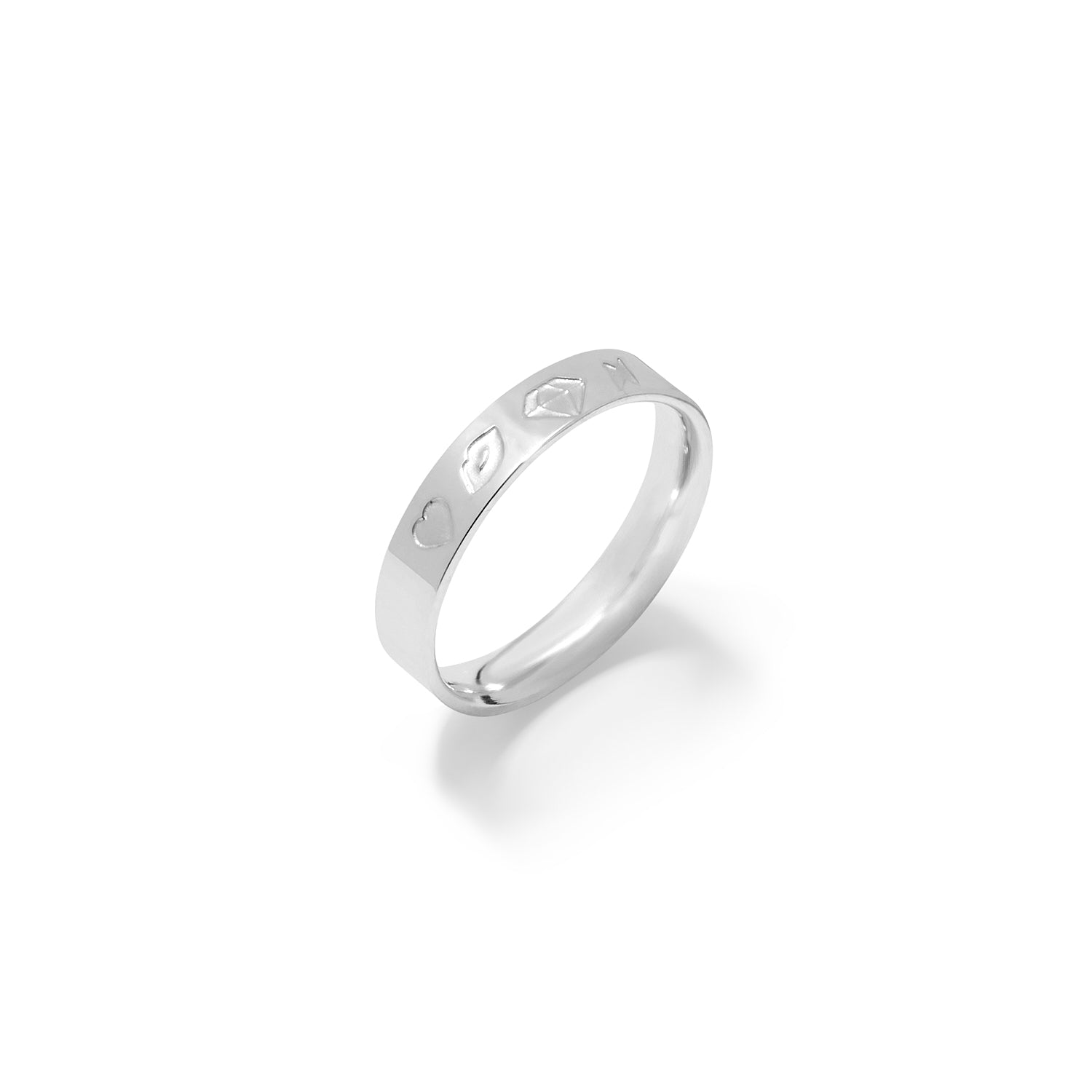Custom Stamped Ring (Silver)