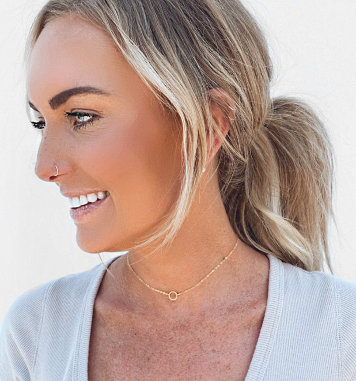 Open Circle Choker