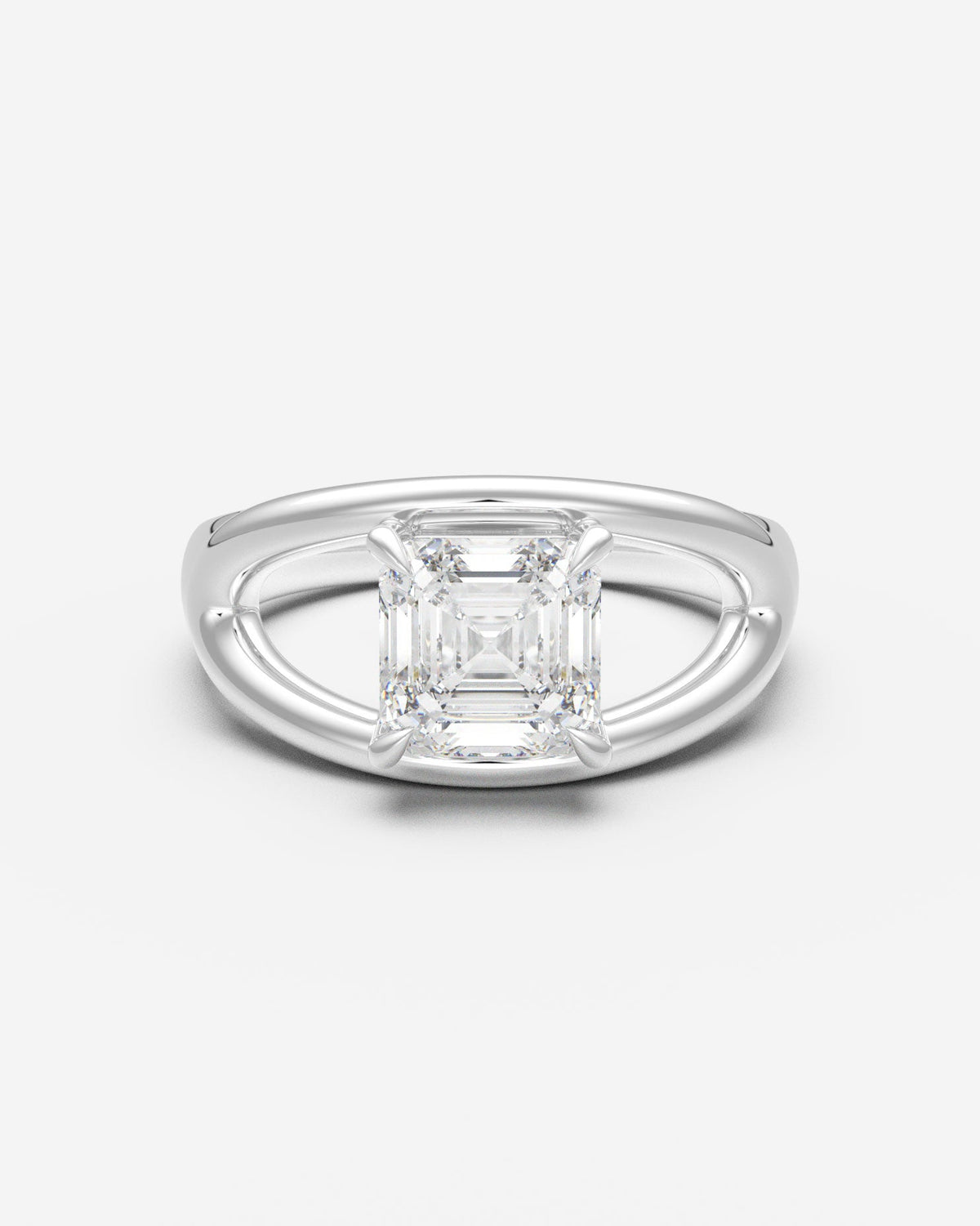 The Orbit Solitaire — Asscher