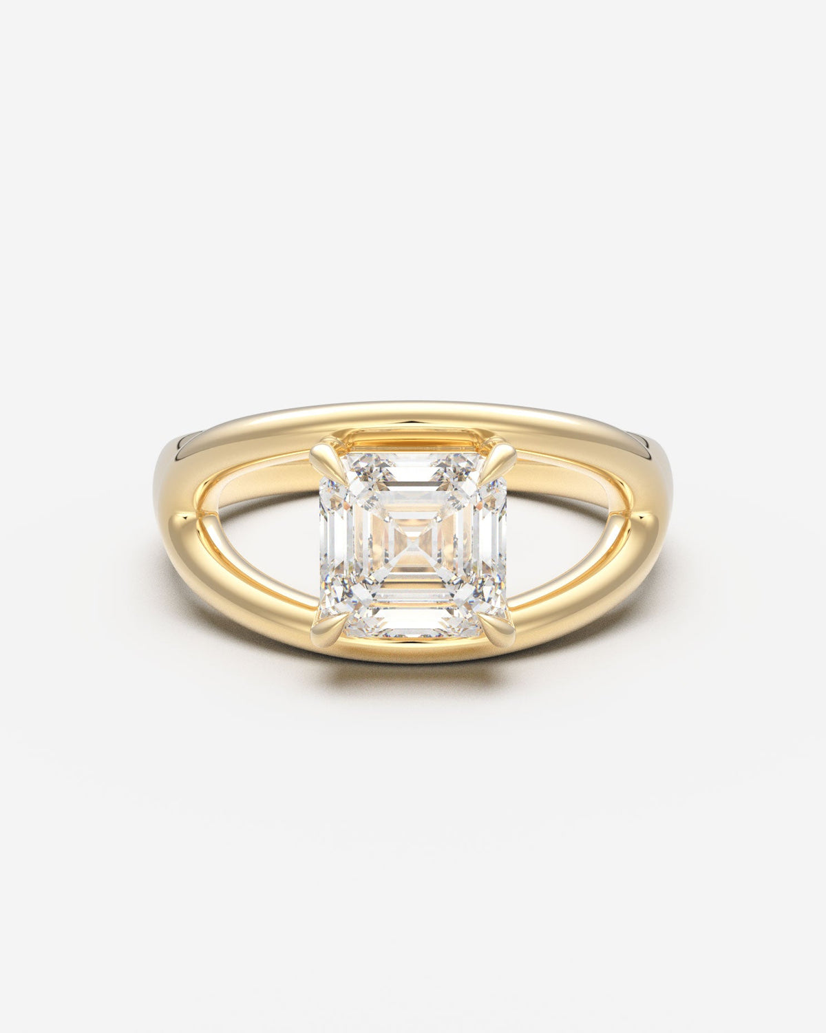 The Orbit Solitaire — Asscher