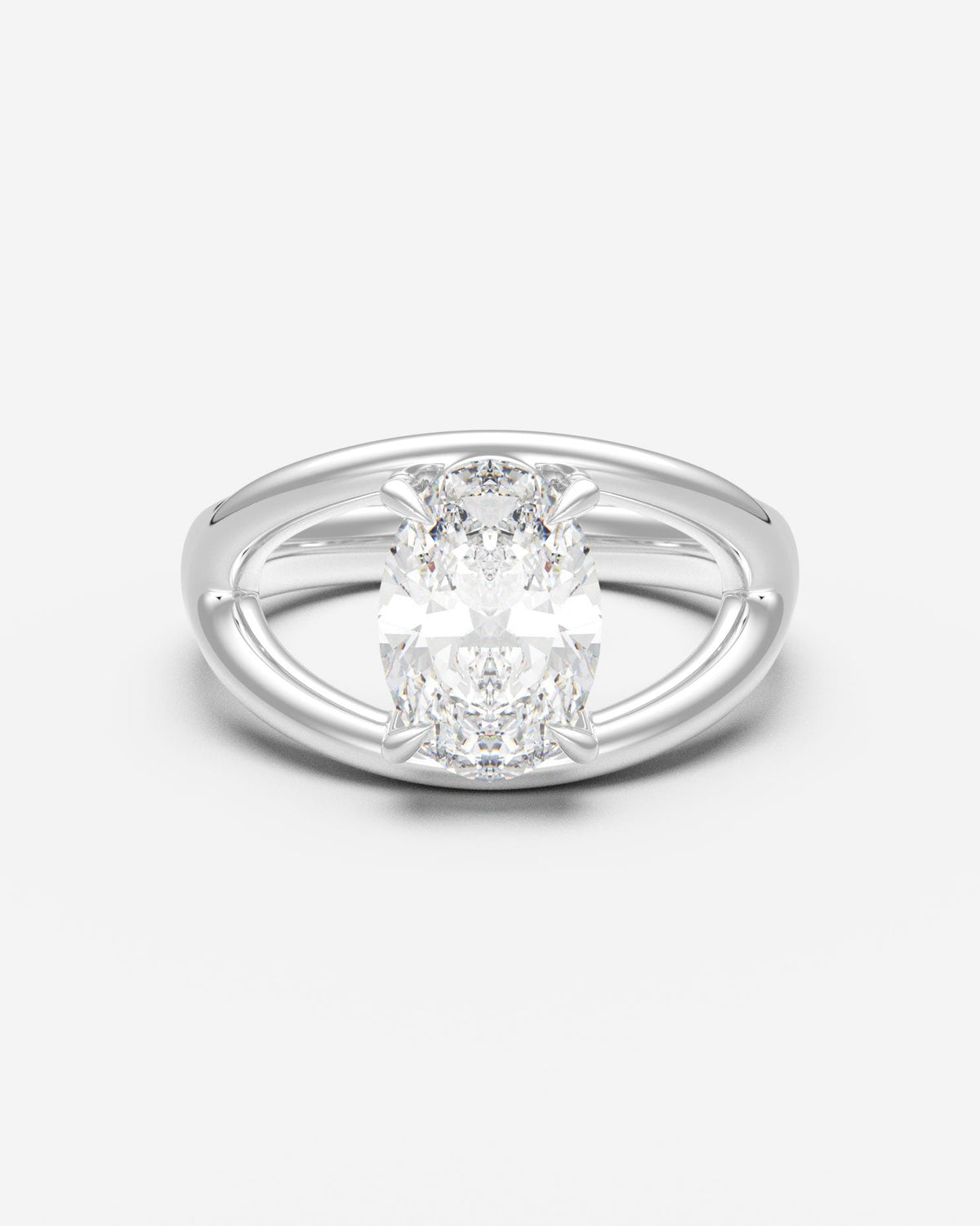 The Orbit Solitaire — Oval