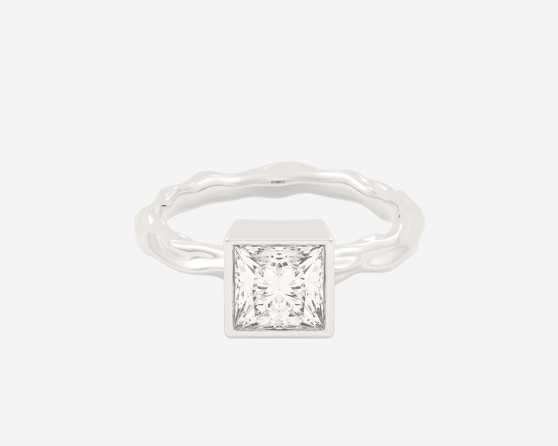 The Organic Bezel Solitaire — Princess