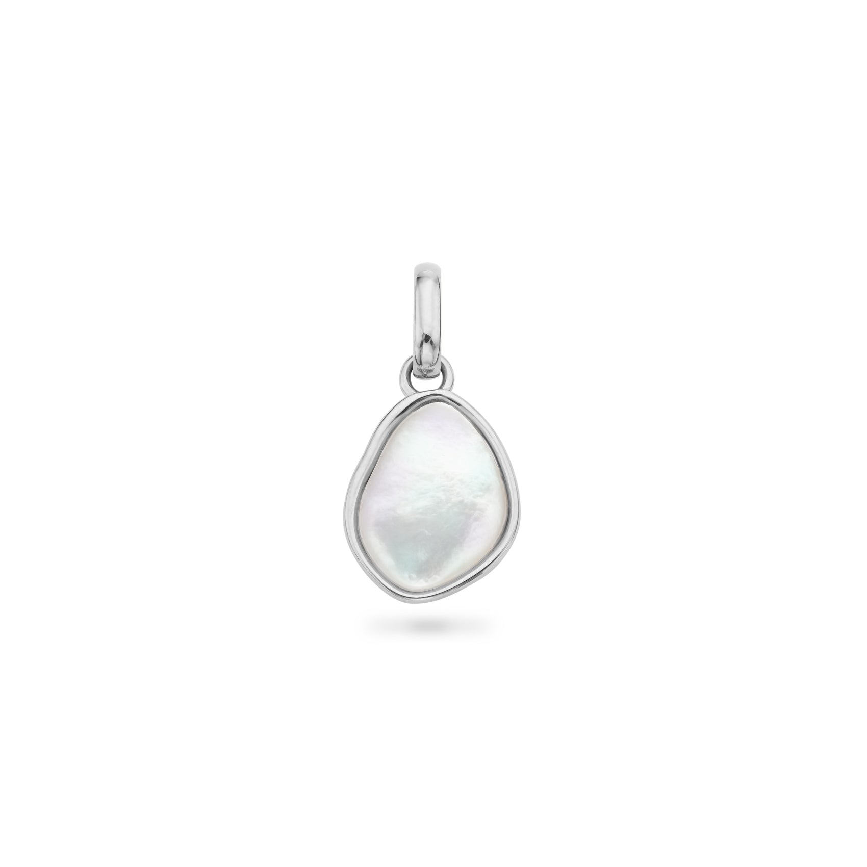 Organic Moonstone Pendant (Silver)