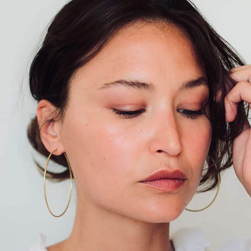 The Kashca Ethical Gold Hoop Earrings