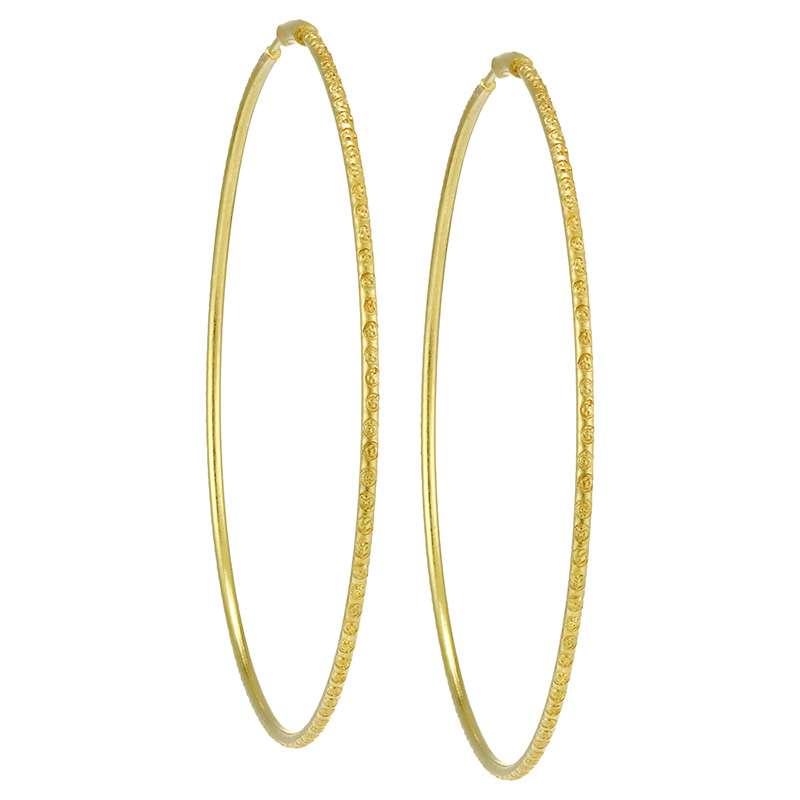 The Kashca Ethical Gold Hoop Earrings