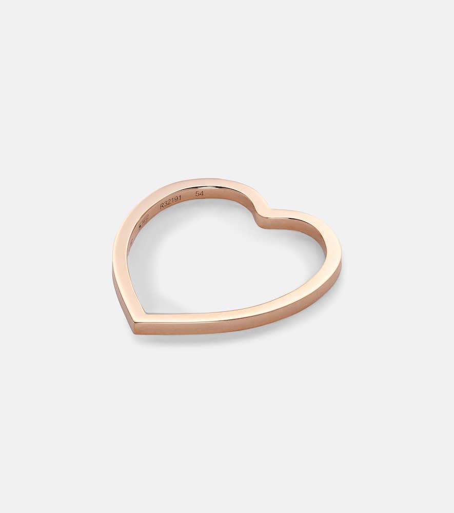 Antifer Heart 18kt rose gold ring
