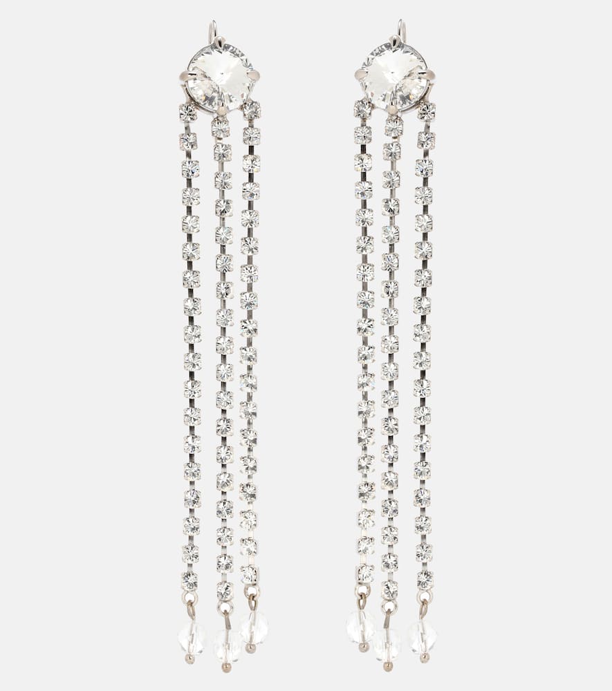 Crystal-embellished earrings