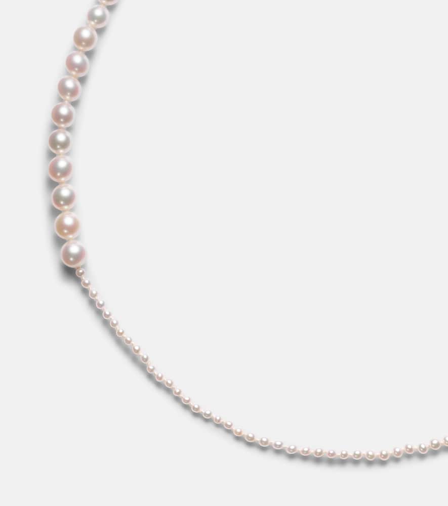 Petite Peggy 14kt gold and pearl necklace