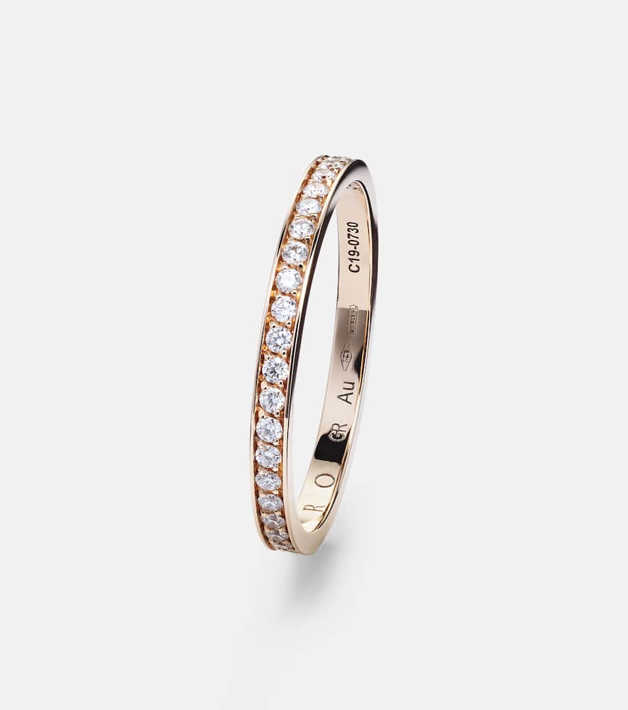 Berbere XS 18kt rose gold ring with diamonds