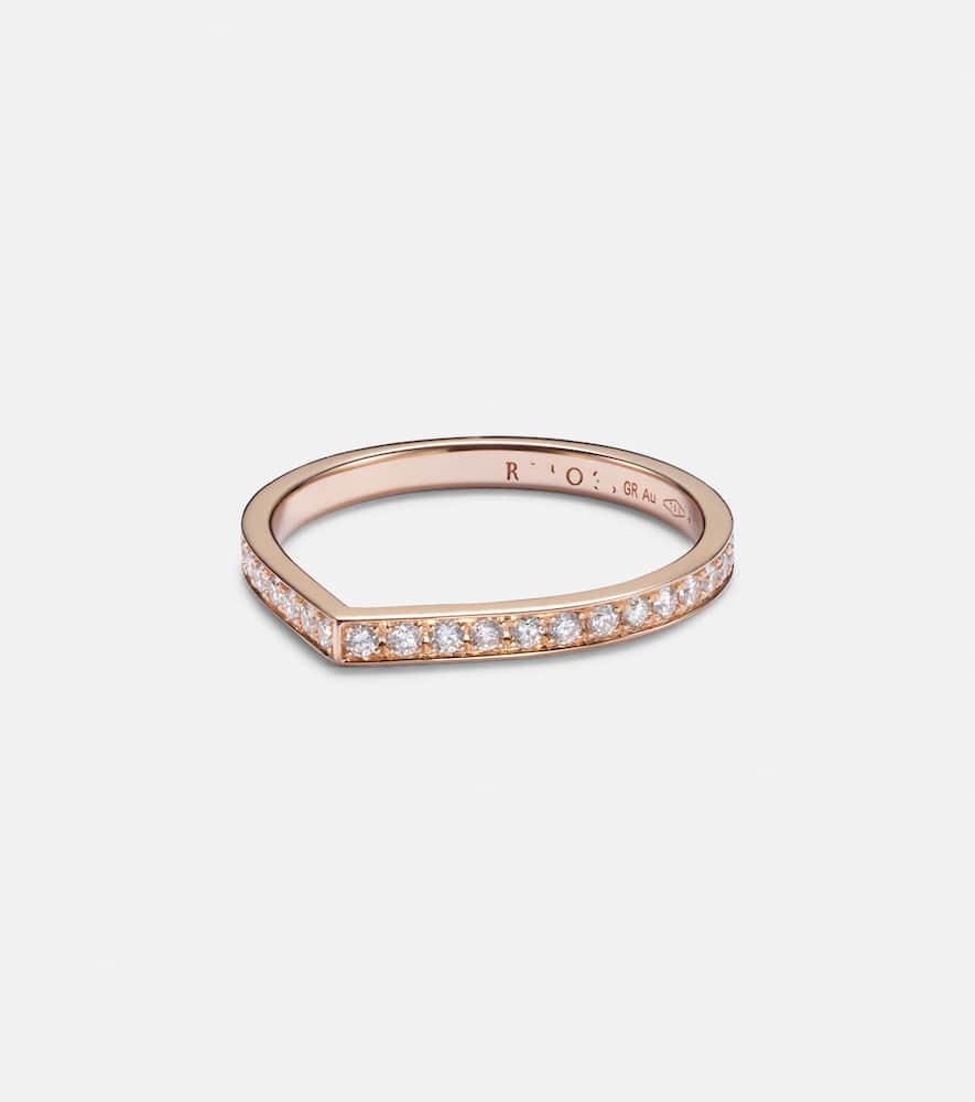 Antifer 18kt rose-gold and diamond ring