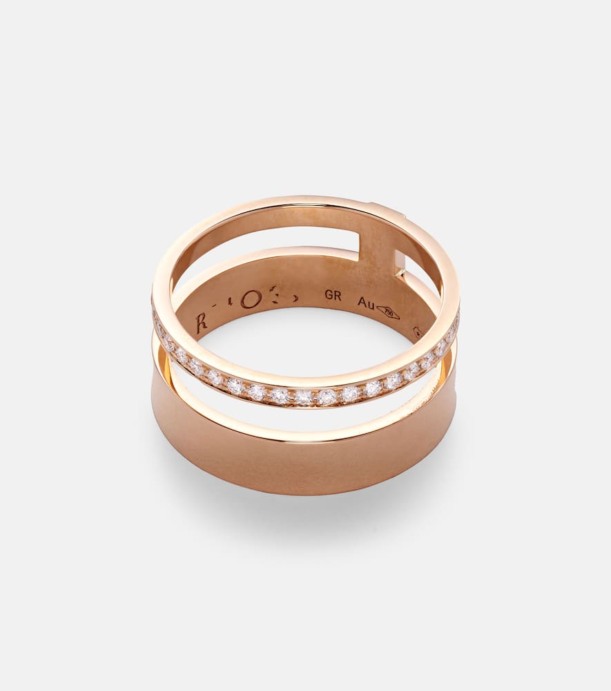 Berbere Module 18kt rose-gold and diamond ring