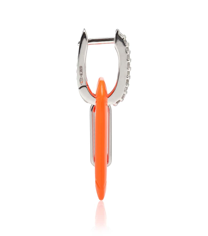 Eéra Chiara Small 18kt white gold and diamond single earring