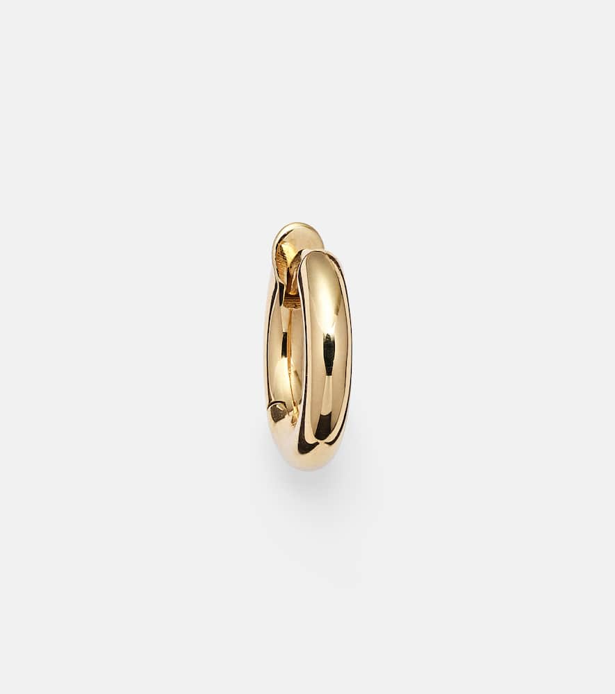 Mini Microhoop 18kt yellow gold single earring