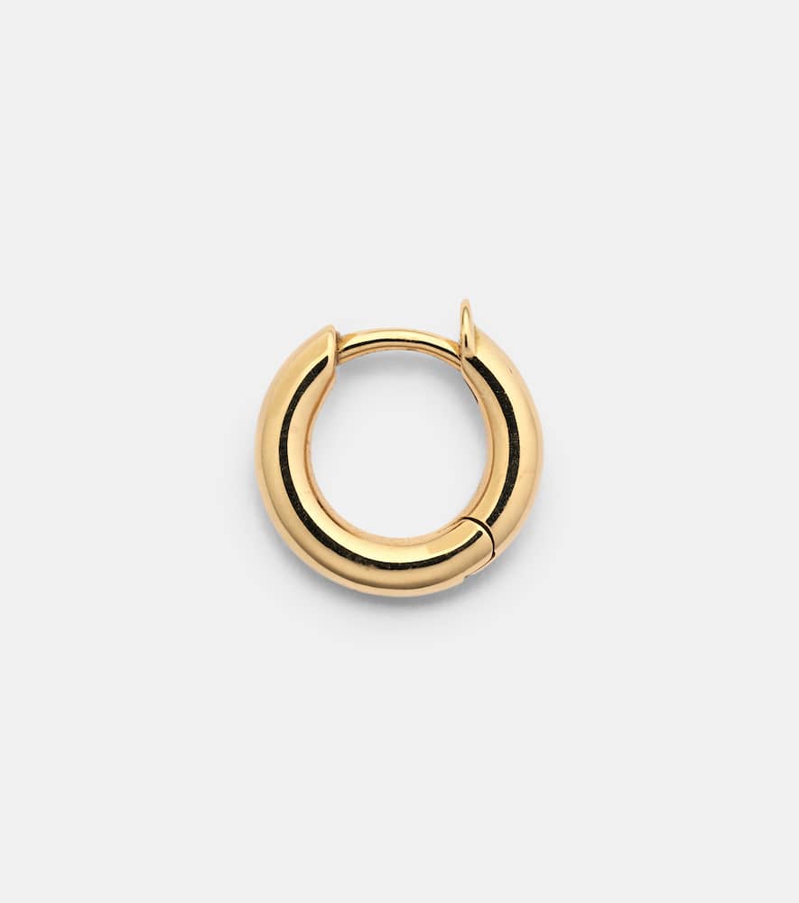 Mini Microhoop 18kt yellow gold single earring