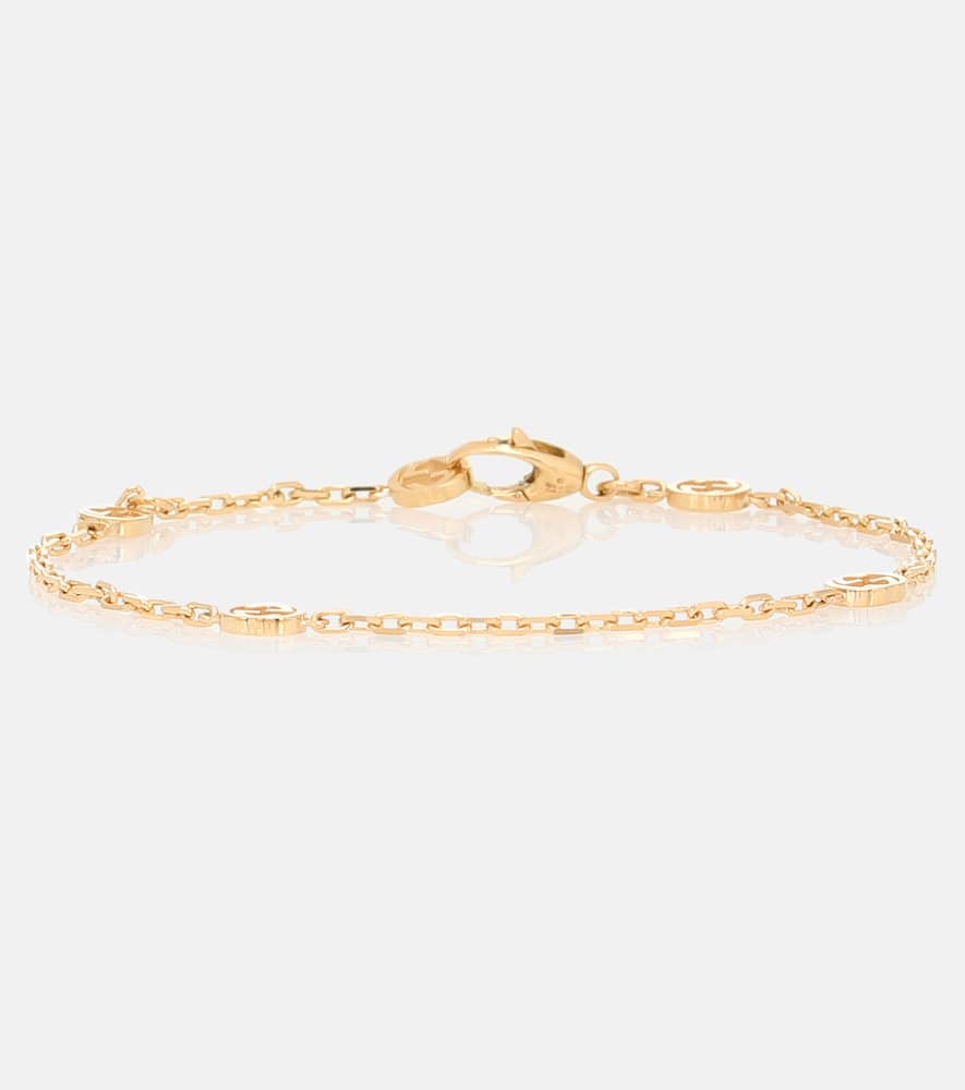 Interlocking G 18kt gold bracelet