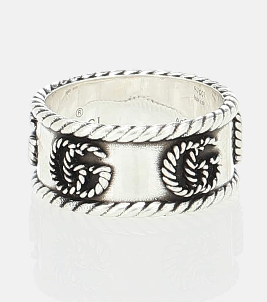 GG sterling silver ring