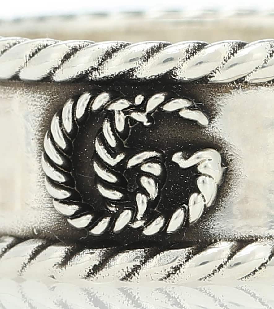 GG sterling silver ring