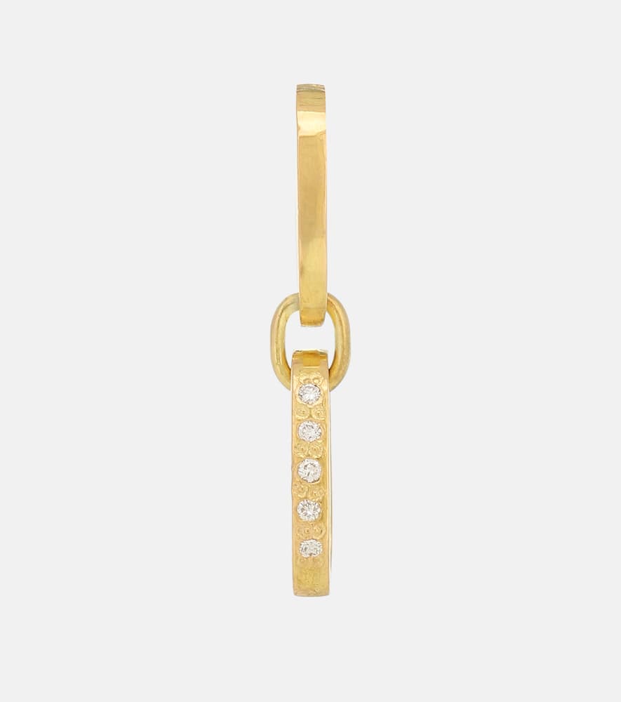 L'Amore Chain 18kt yellow gold single earring