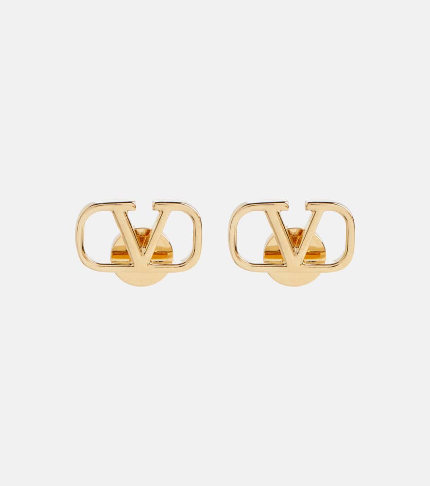 VLogo stud earrings