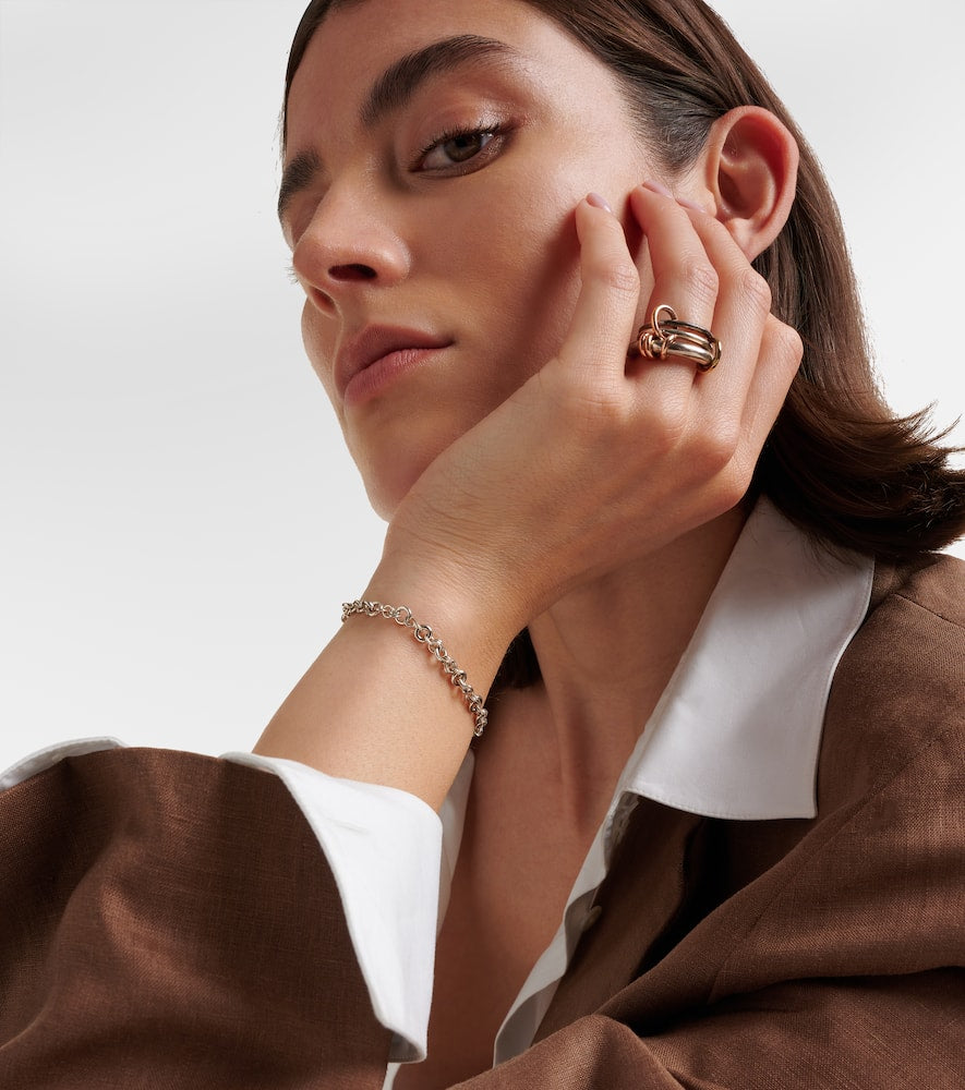 Helio chainlink sterling silver bracelet