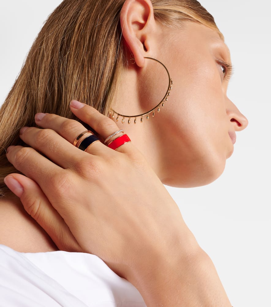 Berbere Chromatic rose gold ring with diamonds