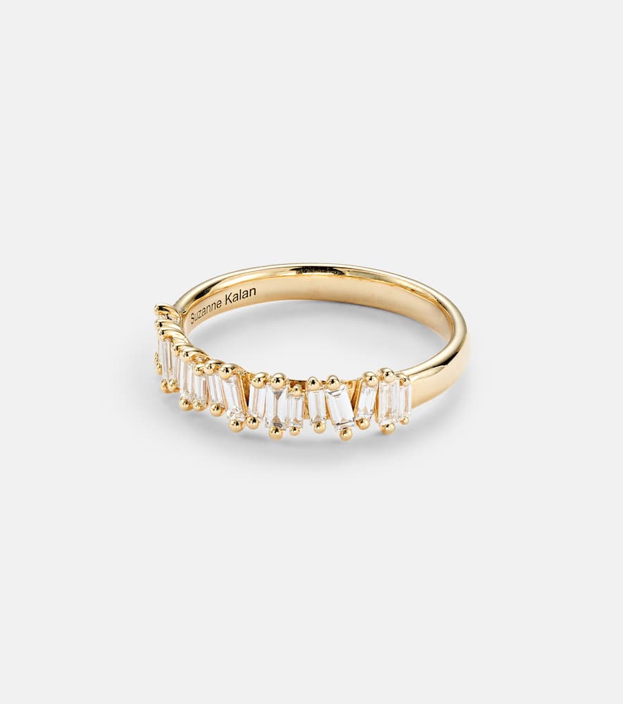 Fireworks 18kt gold ring with diamonds