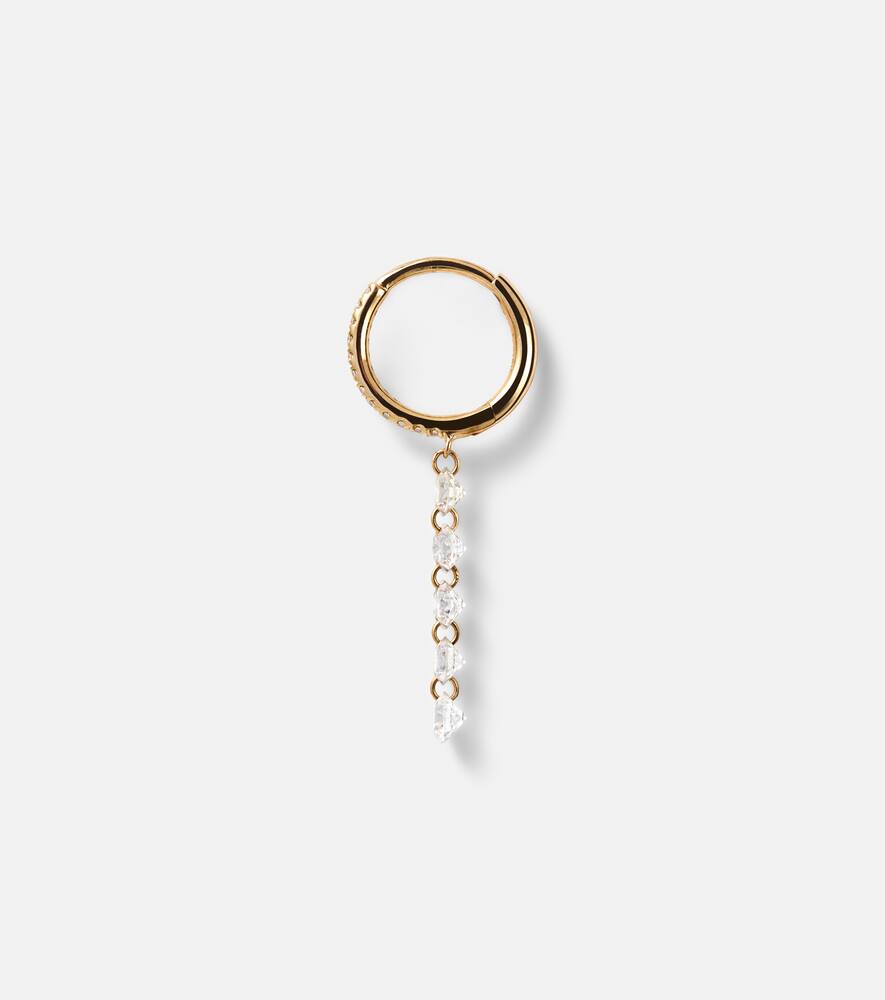 Persée Piercing 18kt gold single earring with diamonds