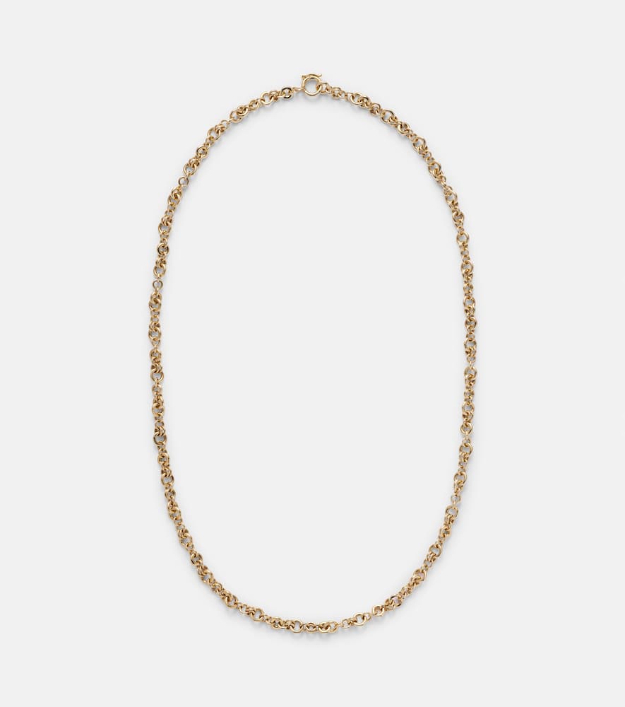 Helio 18kt yellow gold chain necklace