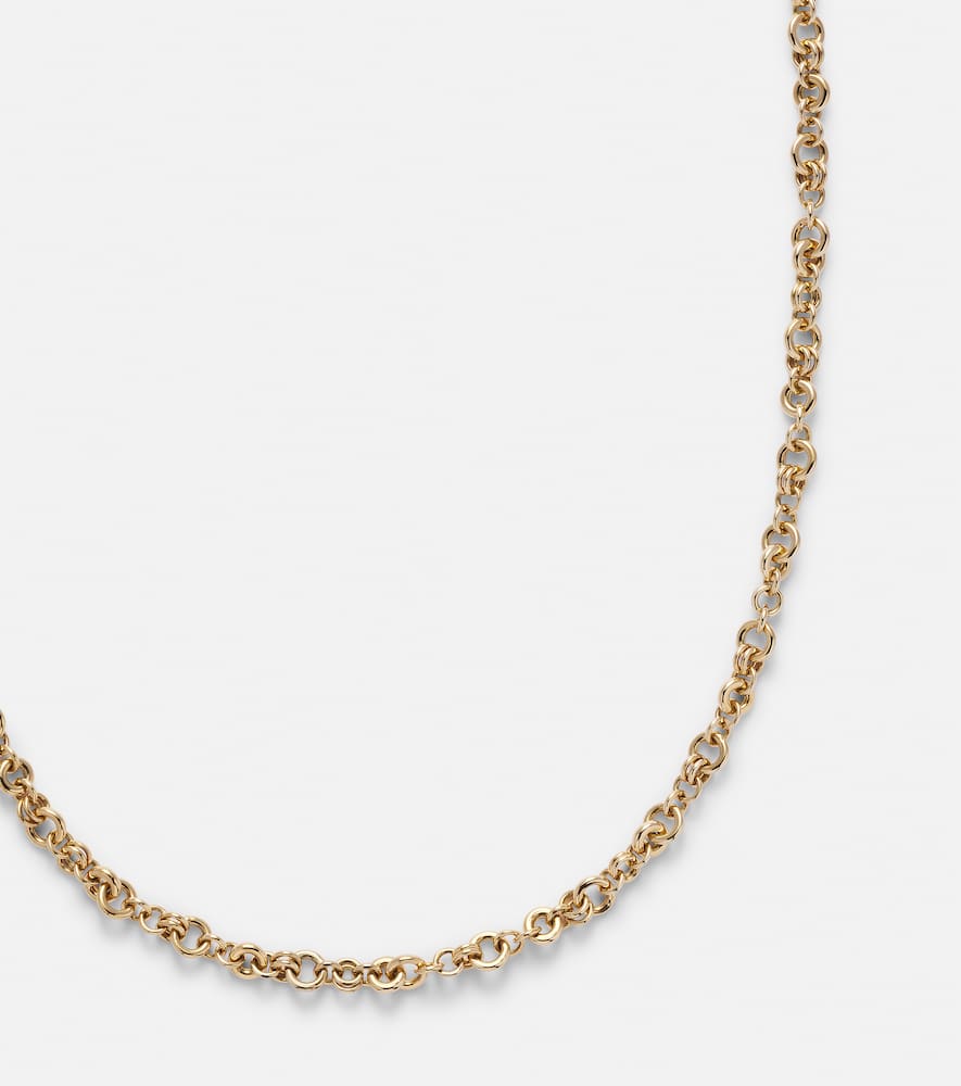 Helio 18kt yellow gold chain necklace