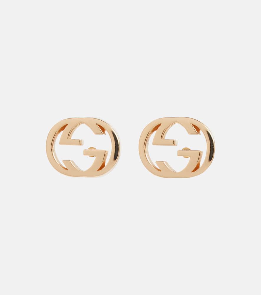 Interlocking G 18kt gold earrings