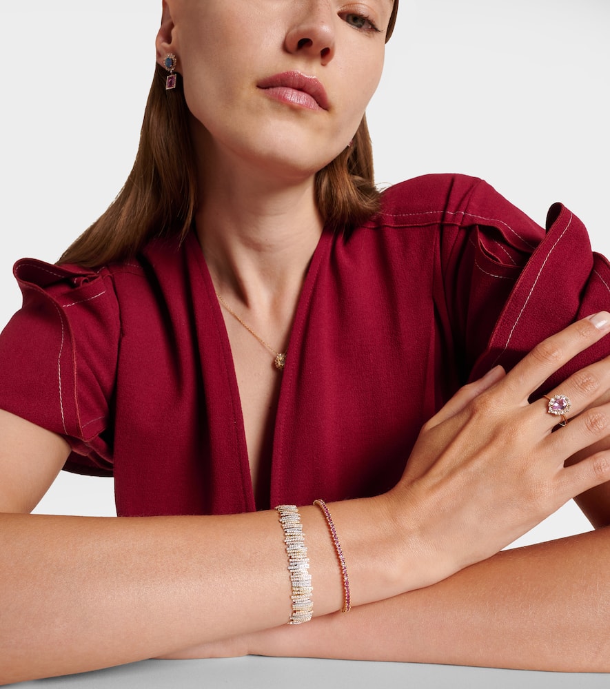 18kt yellow gold bracelet with sapphires