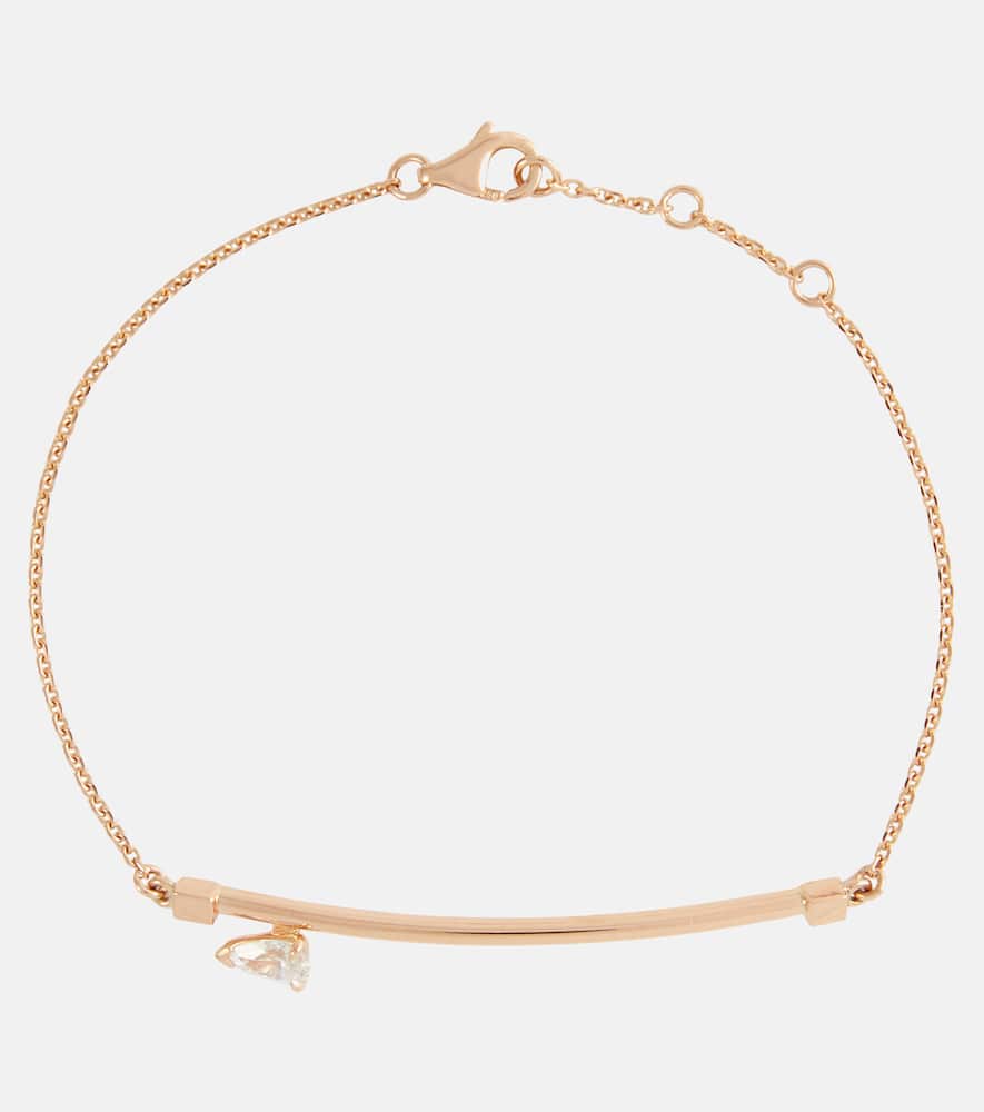 Serti Sur Vide 18kt rose gold bracelet with diamond