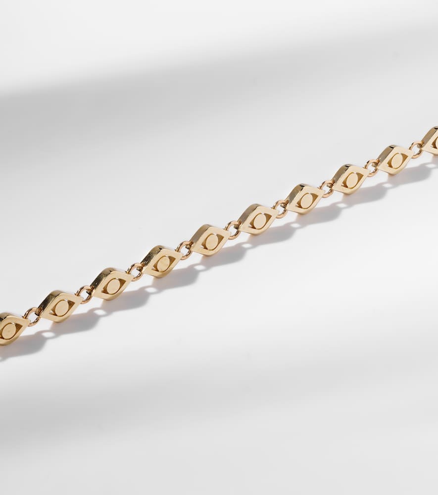 Evil Eye 14kt gold bracelet