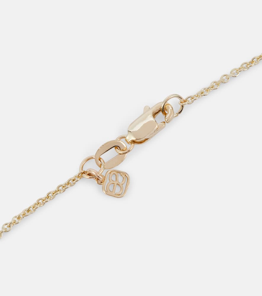 Love 14kt gold necklace with diamonds