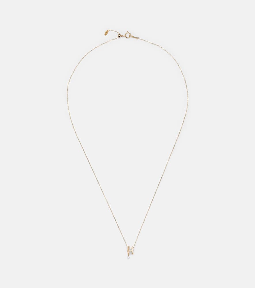 Persée Zéus 18kt gold necklace with diamonds
