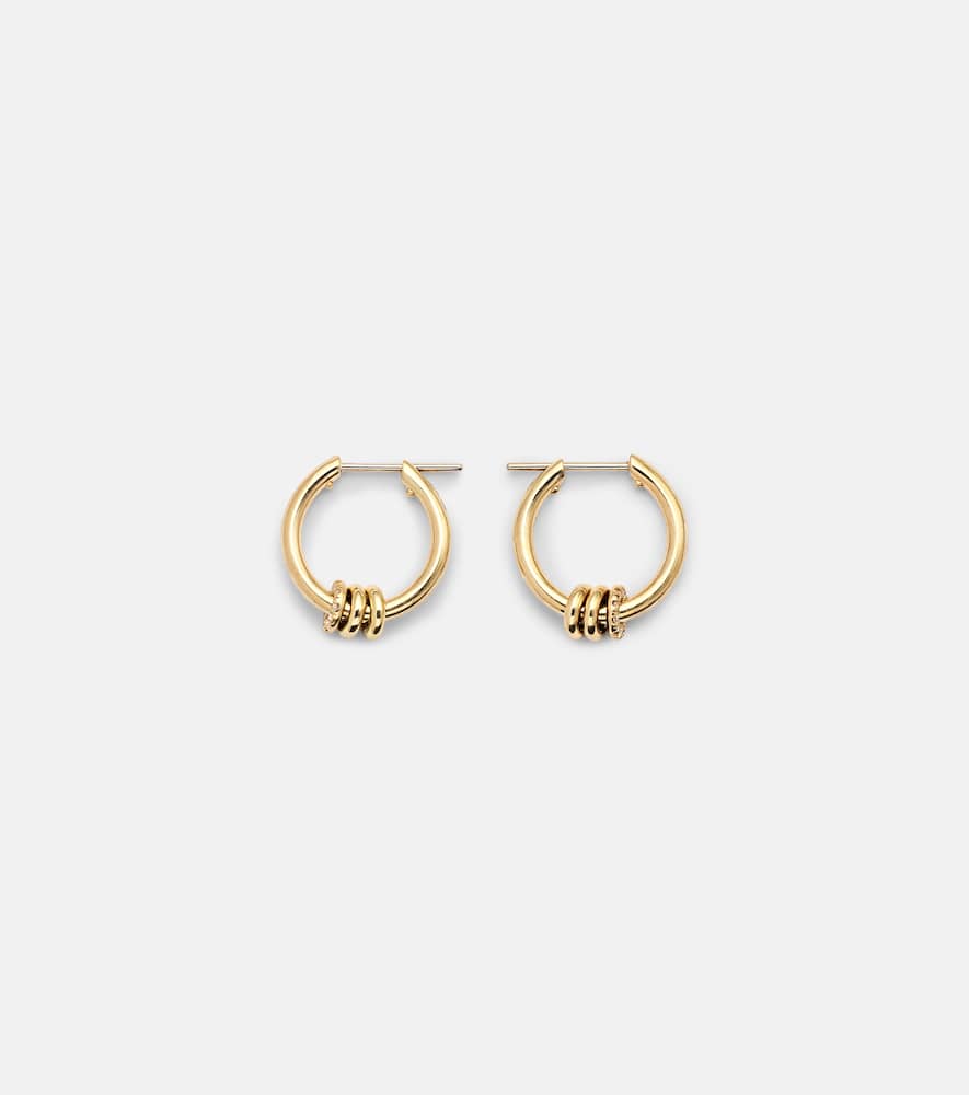 Ara 18kt gold earrings with white diamonds