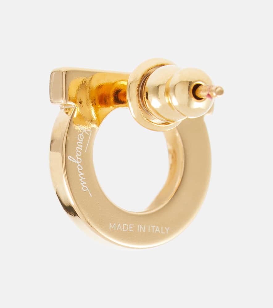 Gancio faux pearl-embellished earrings