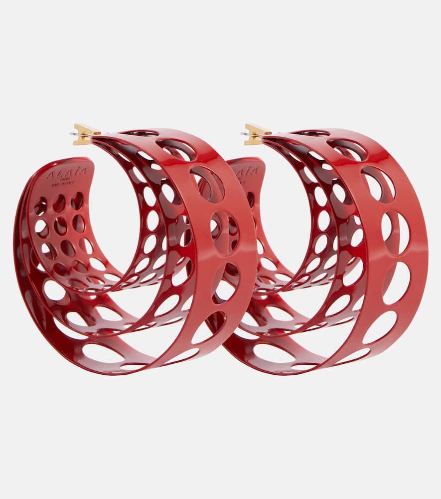 Alaïa Medium hoop earrings