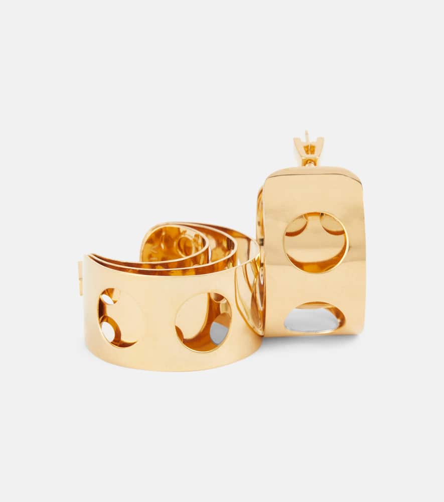 Alaïa Cutout hoop earrings