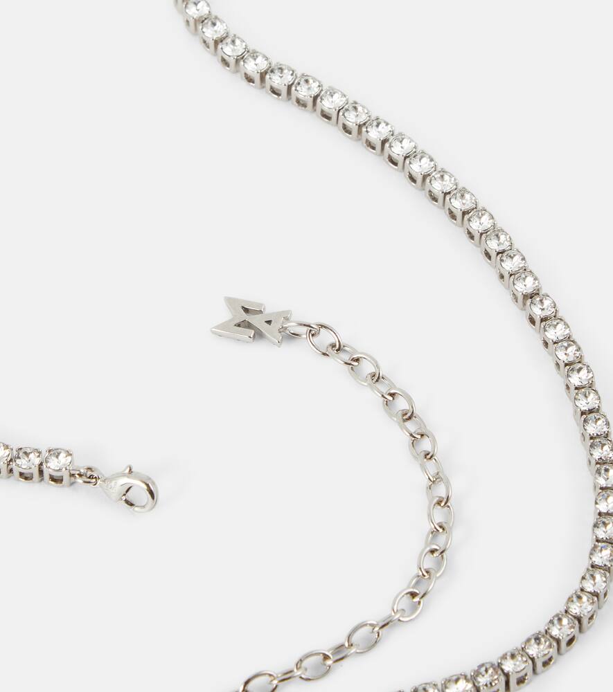 Crystal-embellished waist chain