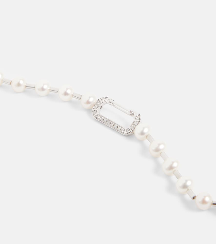 Eéra Vita 18kt gold necklace with pearls and diamonds