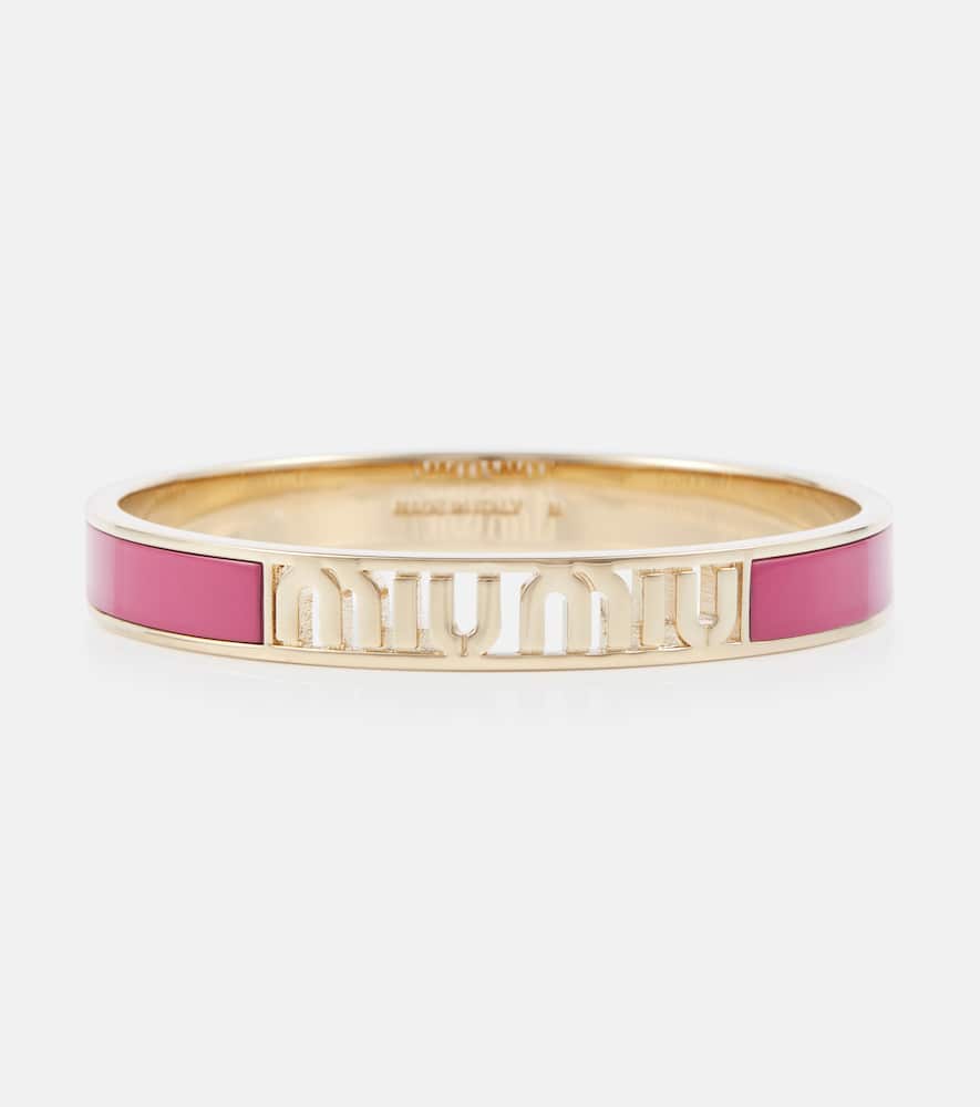 Logo enameled bracelet