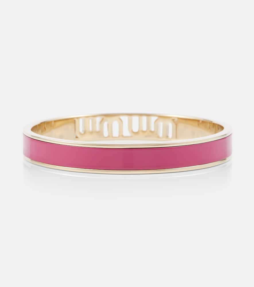 Logo enameled bracelet