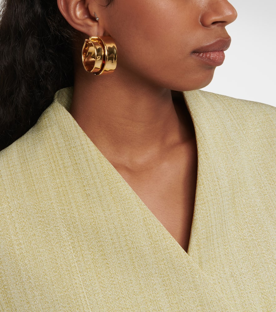 Layered hoop earrings