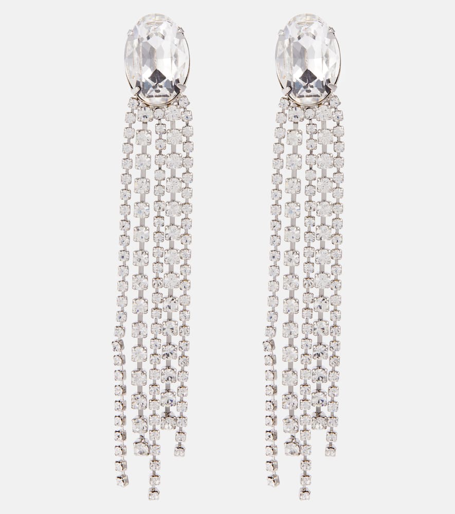 Crystal-embellished earrings